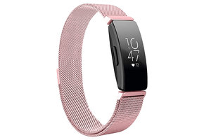 Fitbit Inspire HR Milanees Bandje - Roze