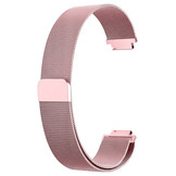 Fitbit Inspire HR Milanees Bandje - Roze