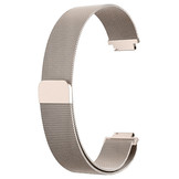 Fitbit Inspire HR Milanees Bandje - Champagne