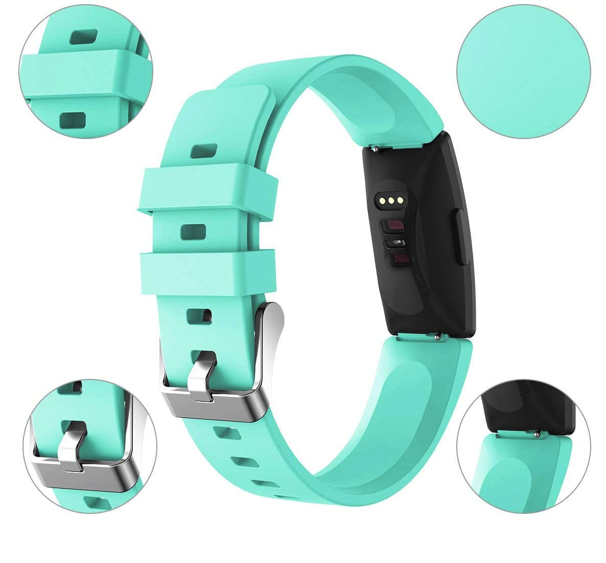 Fitbit Inspire HR Classic Bandje - Turquoise