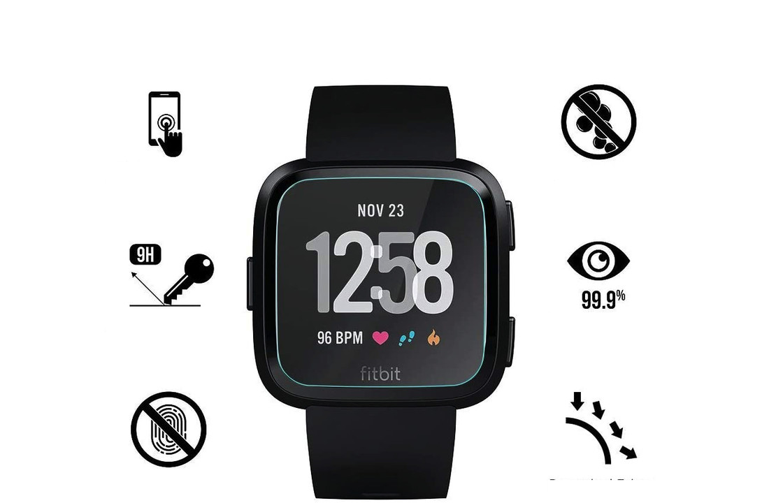 Fitbit Versa Screenprotector - 3 stuks