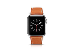 Apple Watch Leren Retro Bandje – Bruin