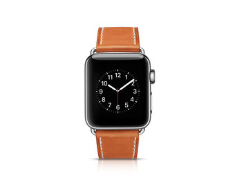 Apple Watch Leren Retro Bandje – Bruin