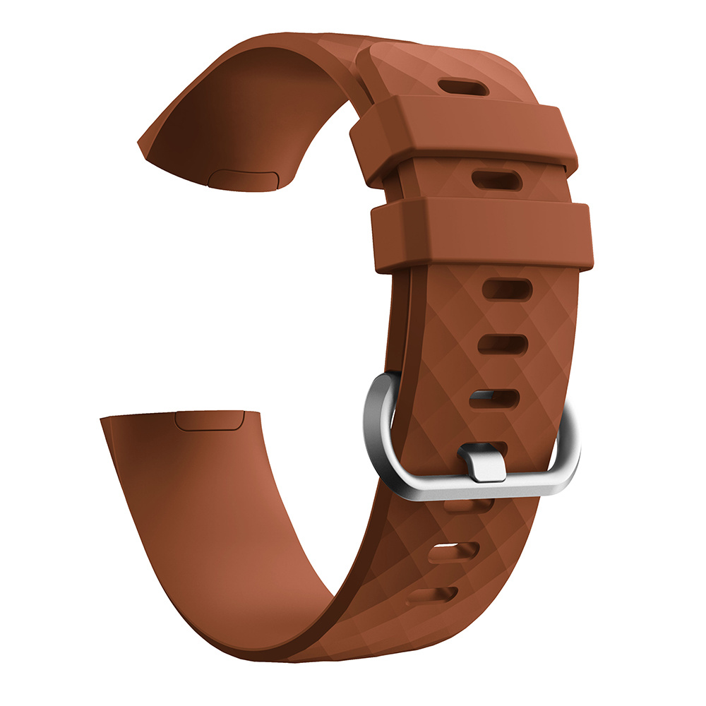 Fitbit Charge 3 / 4 Classic Bandje - Bruin