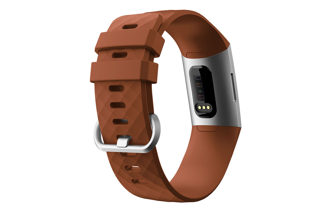 Fitbit Charge 3 / 4 Classic Bandje - Bruin