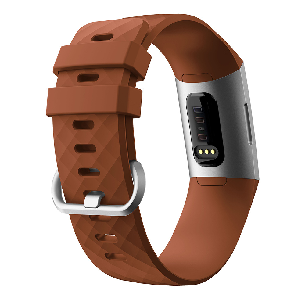 Fitbit Charge 3 / 4 Classic Bandje - Bruin