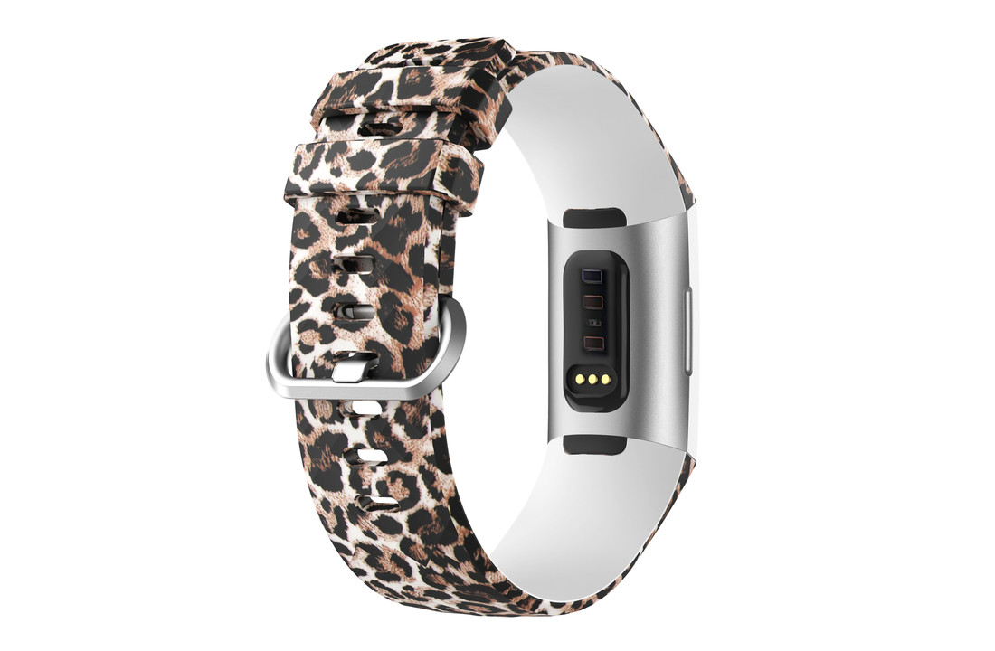 Fitbit Charge 3 / 4 Classic Bandje - Leopard