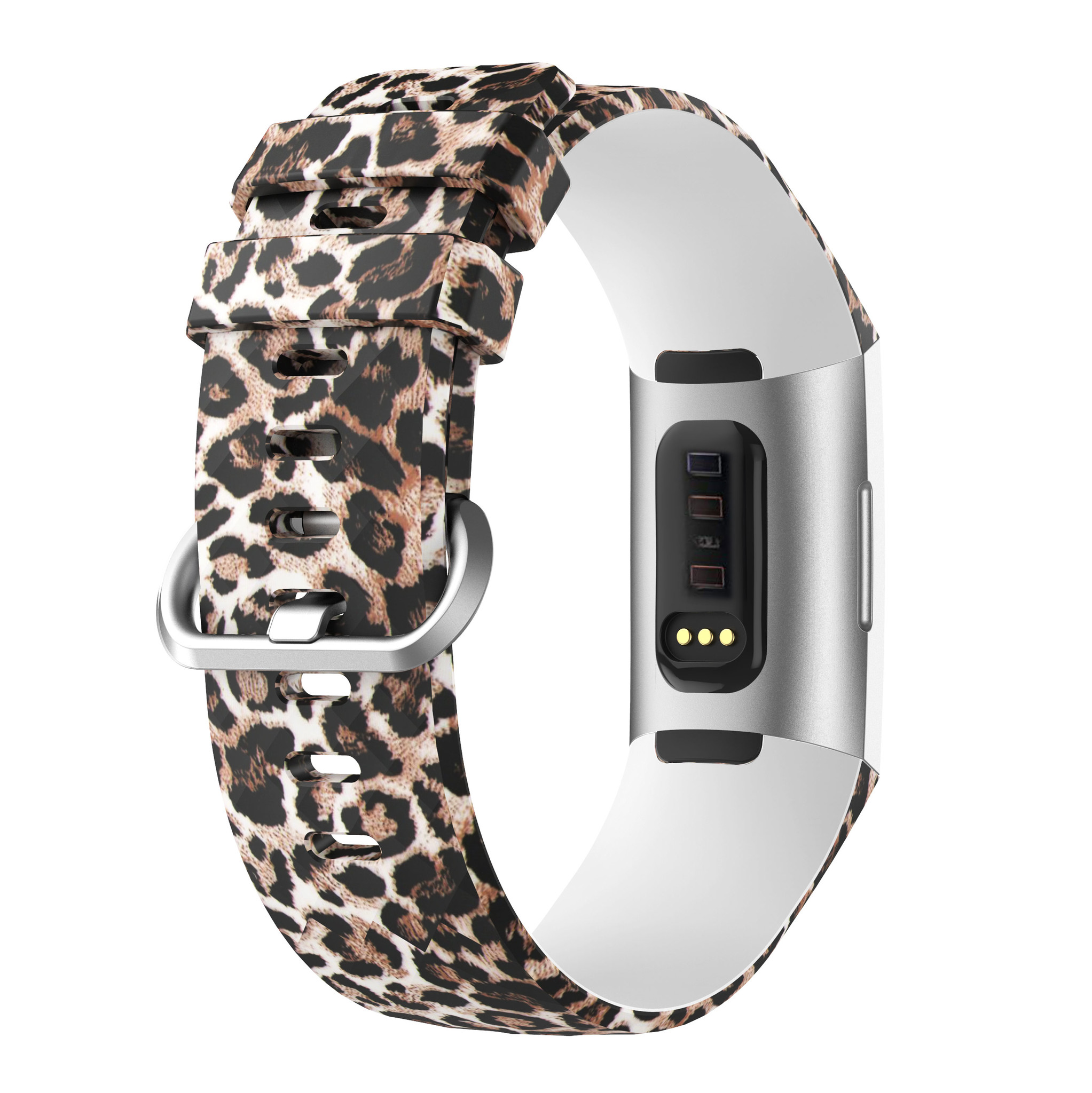 Fitbit Charge 3 / 4 Classic Bandje - Leopard