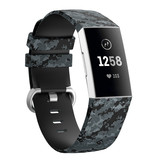 Fitbit Charge 3 / 4 Classic Bandje - Camouflage