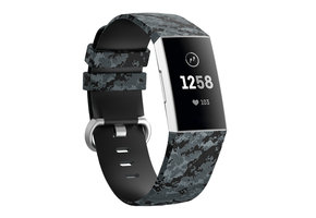 Fitbit Charge 3 / 4 Classic Bandje - Camouflage