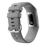 Fitbit Charge 3 / 4 Classic Bandje - Grijs