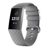 Fitbit Charge 3 / 4 Classic Bandje - Grijs