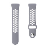 Fitbit Charge 3 Sport Air Bandje - Grijs/Wit