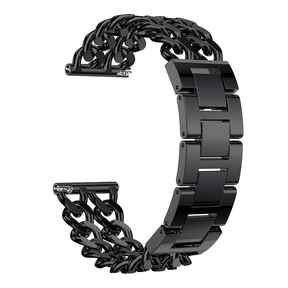 Fitbit Versa Gevlochten Schakel Band - Zwart