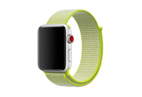 Apple Watch Nylon Bandje – Geel