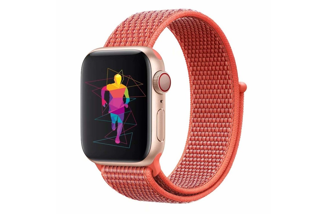 Apple Watch Nylon Bandje – Rood