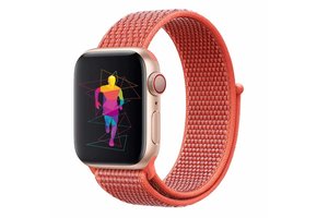 Apple Watch Nylon Bandje – Rood