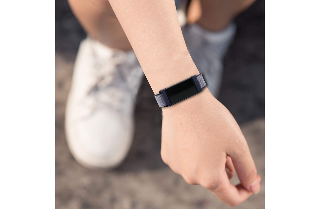 Fitbit Charge 3 / 4 Nylon Bandje - Blauw