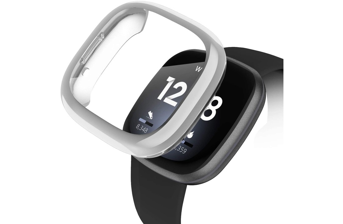 Fitbit Versa 3 (Sense) Hoesje - Zilver