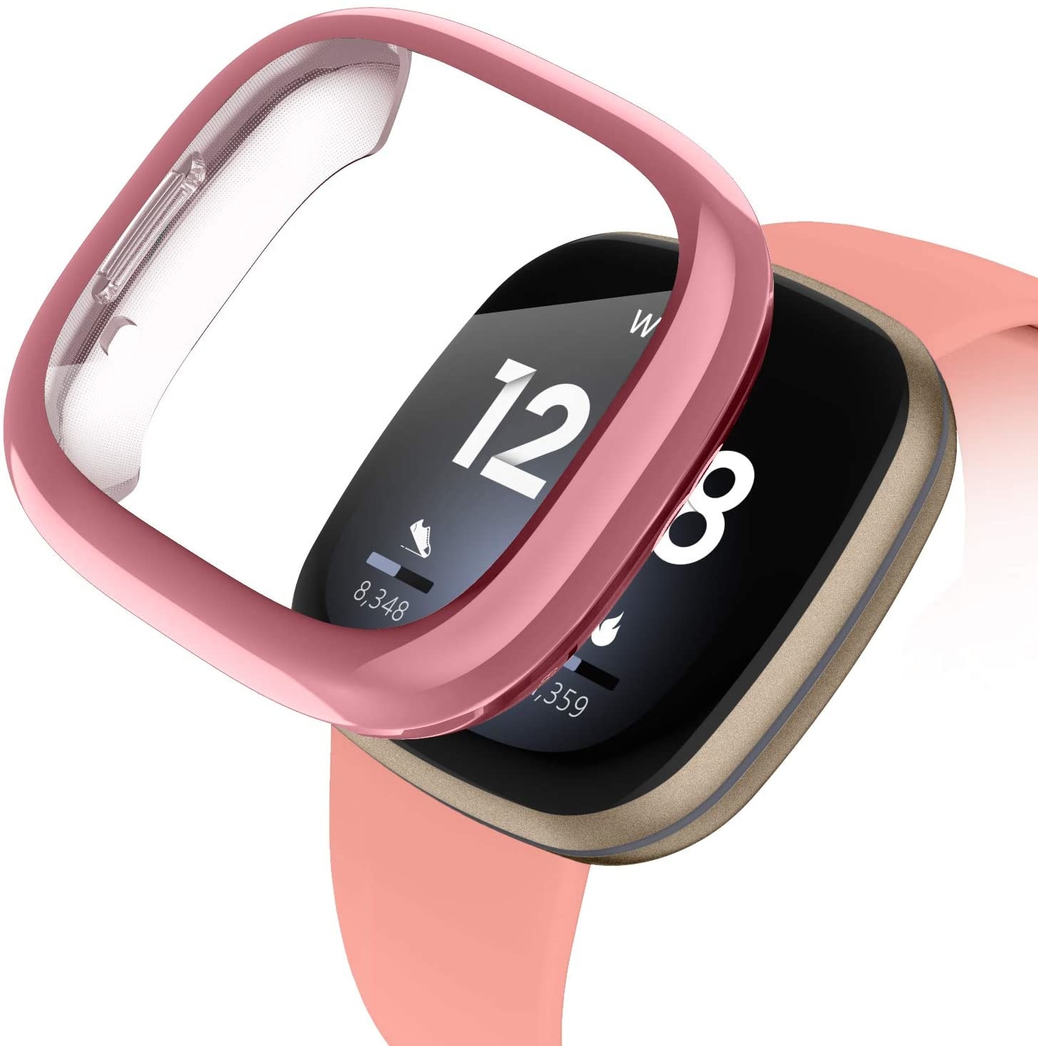 Fitbit Versa 3 (Sense) Hoesje - Rose Gold
