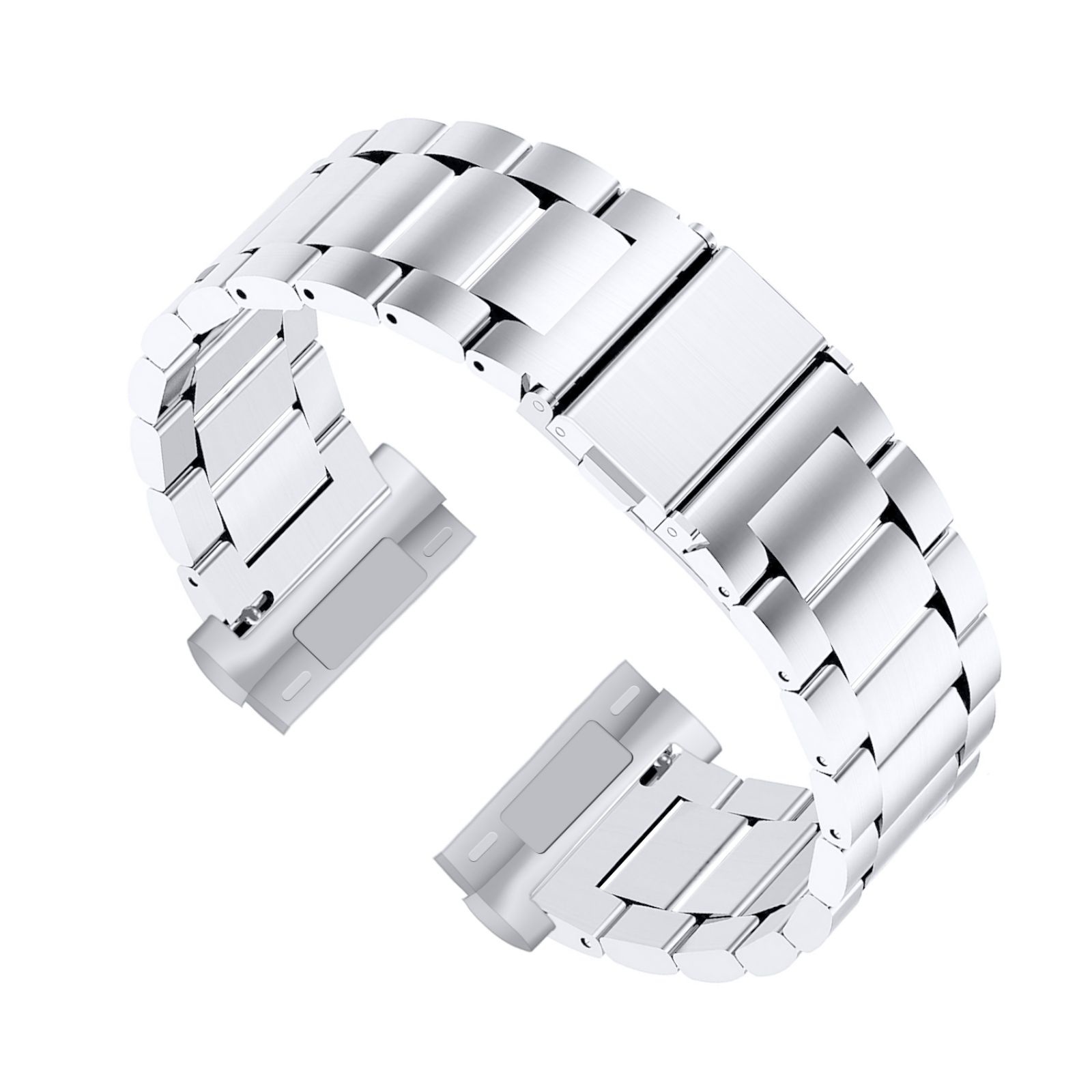 Fitbit Versa 3 / Sense Schakel Band - Zilver