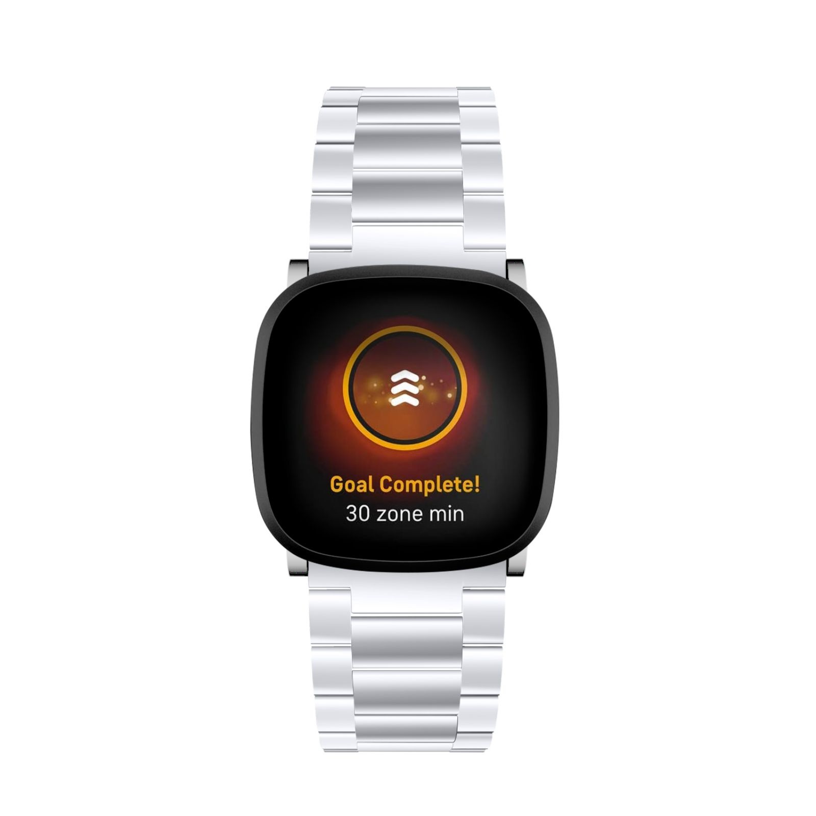 Fitbit Versa 3 / Sense Schakel Band - Zilver