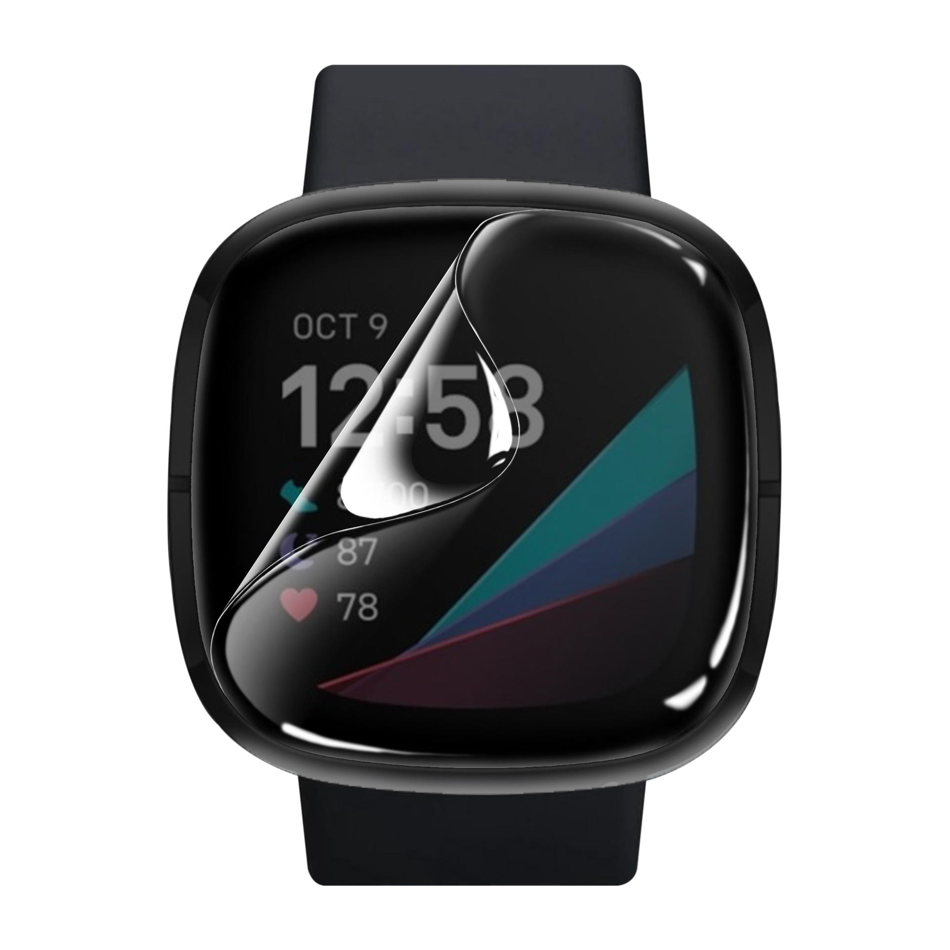 Fitbit Versa 3 / Sense Screenprotector - 3 stuks