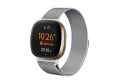 Fitbit Versa 3 / Sense Milanees Bandje - Zilver
