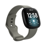 Fitbit Versa 4 / 3 / Sense Classic Bandje - Grijs