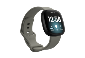 Fitbit Versa 4 / 3 / Sense Classic Bandje - Grijs
