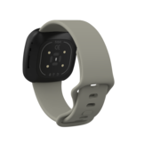 Fitbit Versa 4 / 3 / Sense Classic Bandje - Grijs