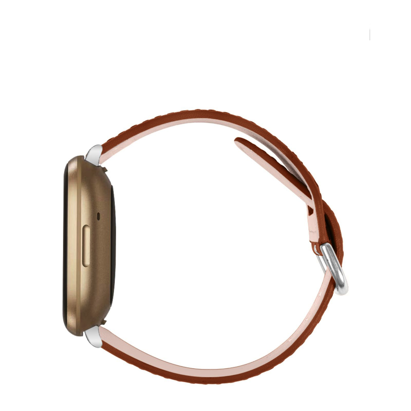 Fitbit Versa 3 / Sense Leer Bandje - Bruin