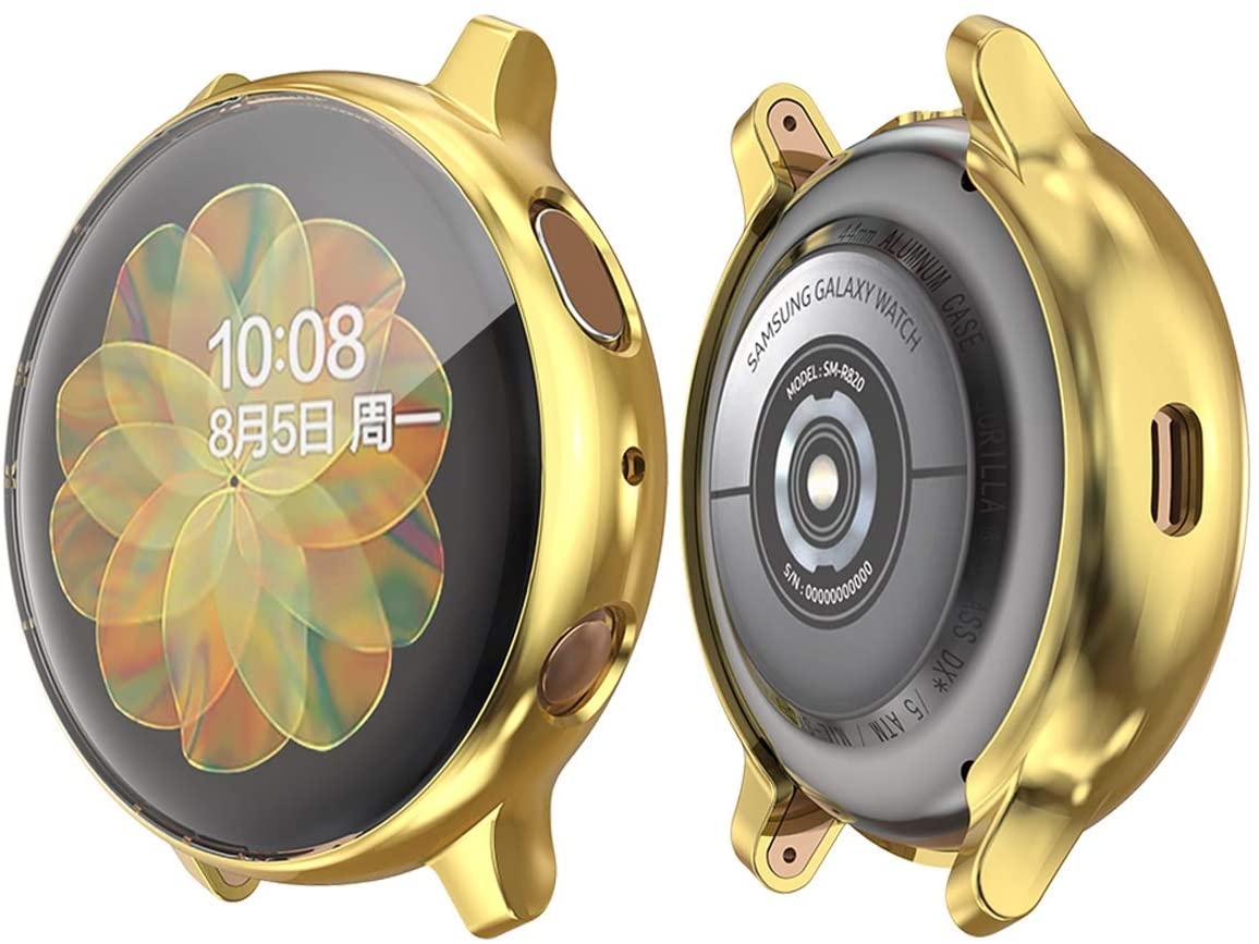 Samsung Galaxy Watch Active 2 44mm Bumper - Goud
