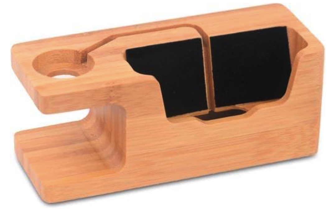 Apple Watch Docking Station Bamboo - 2in1