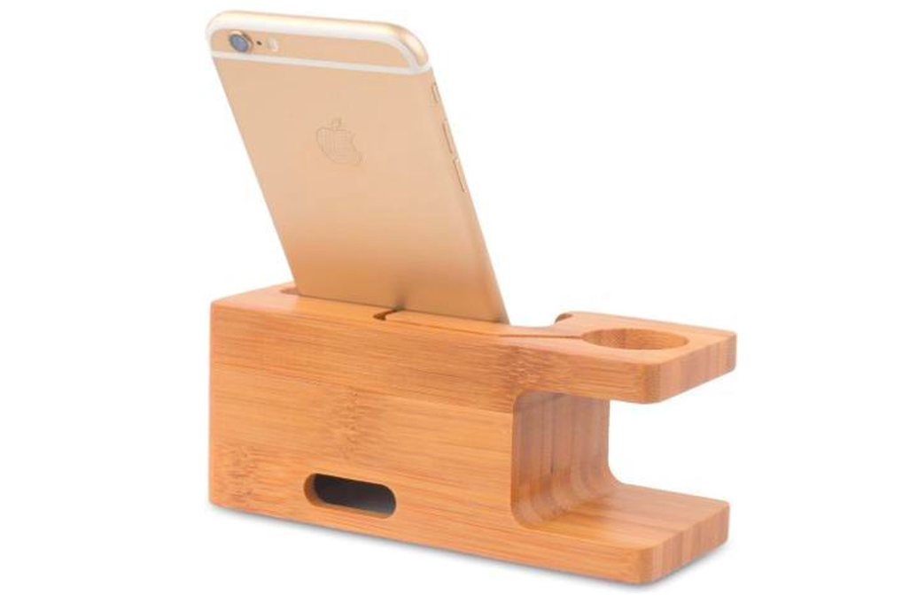Apple Watch Docking Station Bamboo - 2in1