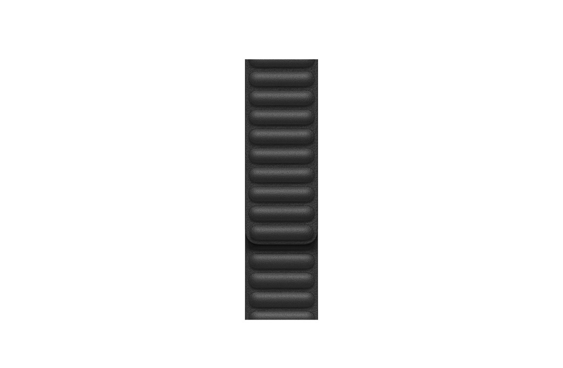 Apple Watch Leer Link Bandje – Zwart