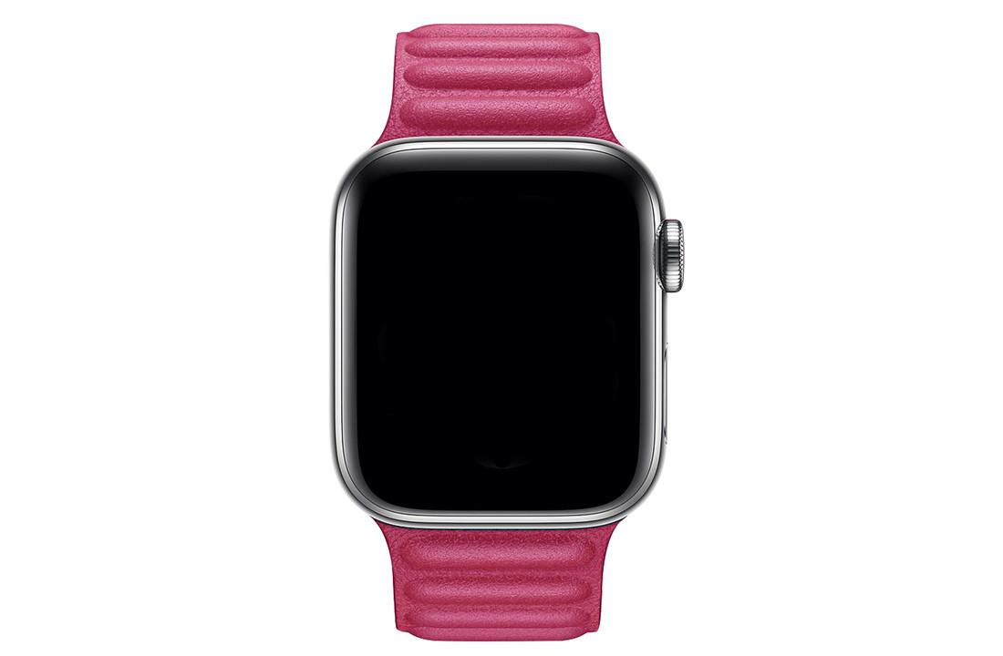 Apple Watch Leer Link Bandje – Roze