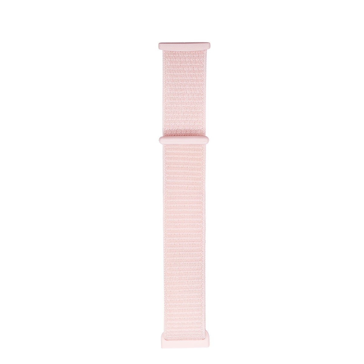 Fitbit Versa 3 / Sense Nylon Velcro Bandje - Lichtroze