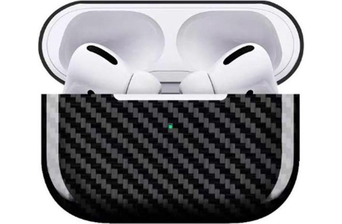 Apple AirPods Pro Hard Case - Carbon Hoesje – Zwart