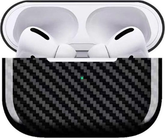Apple AirPods Pro Hard Case - Carbon Hoesje – Zwart