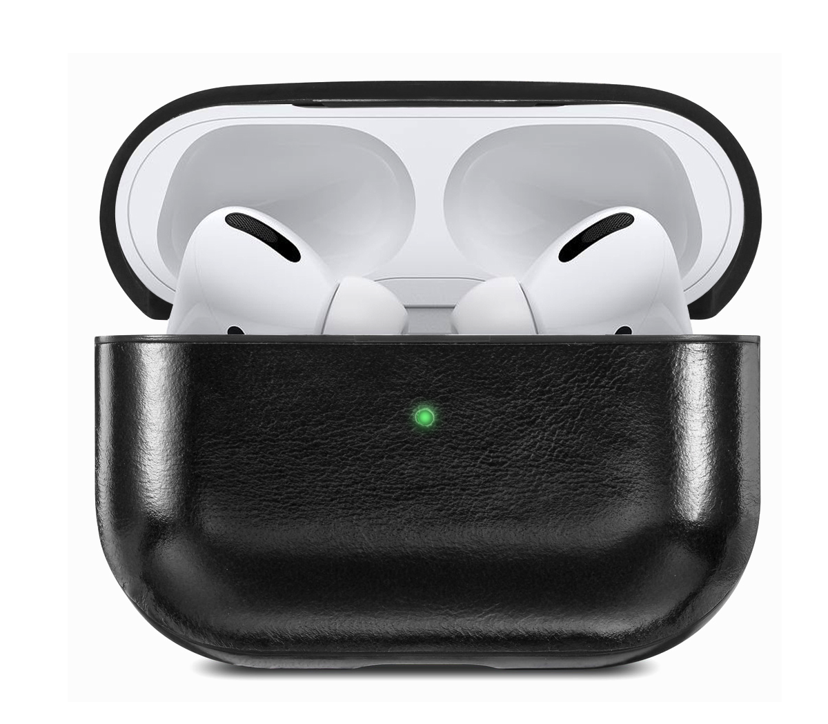Apple AirPods Pro Hoesje Leer - Zwart