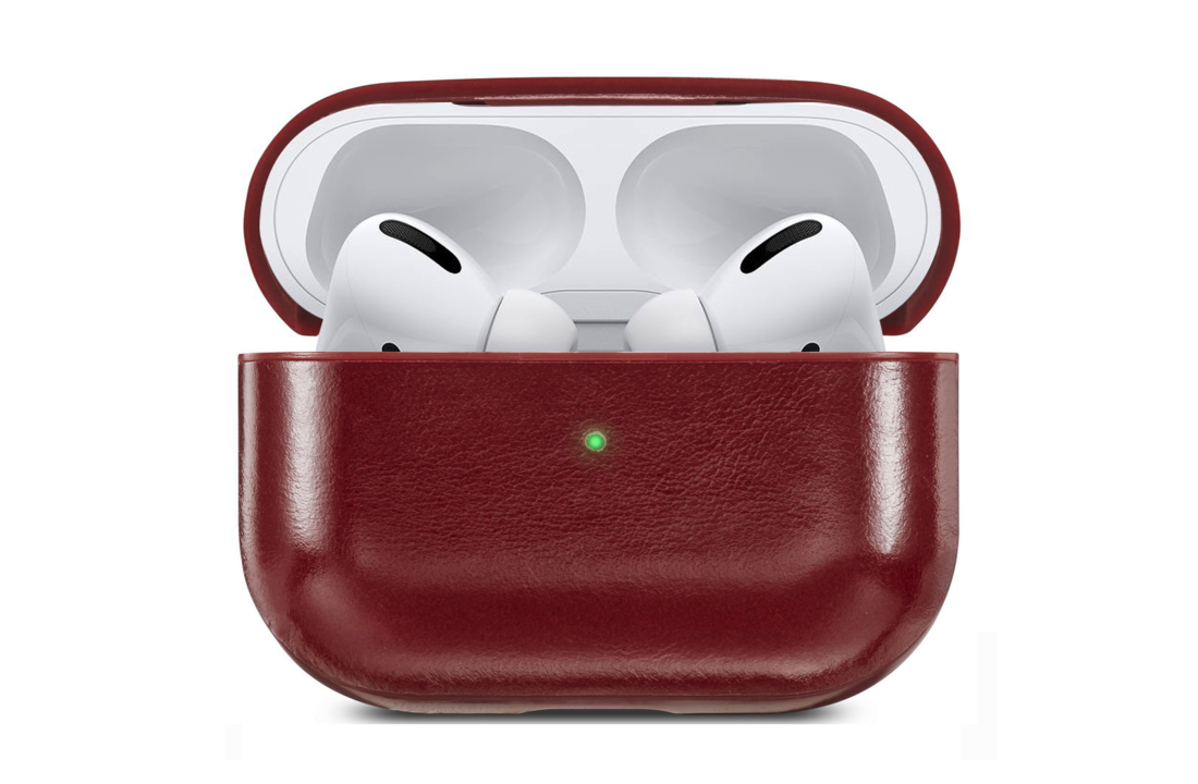 Apple AirPods Pro Hoesje Leer - Rood