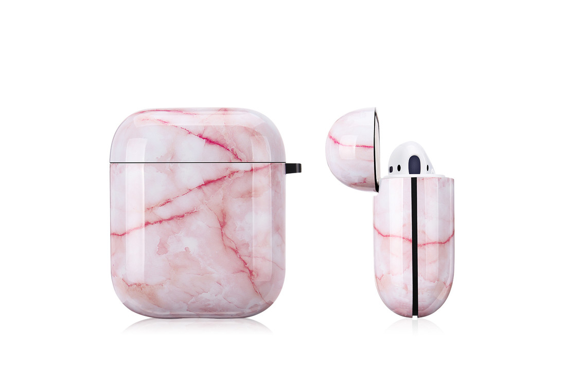 Apple AirPods Hard Case – Marmer Roze