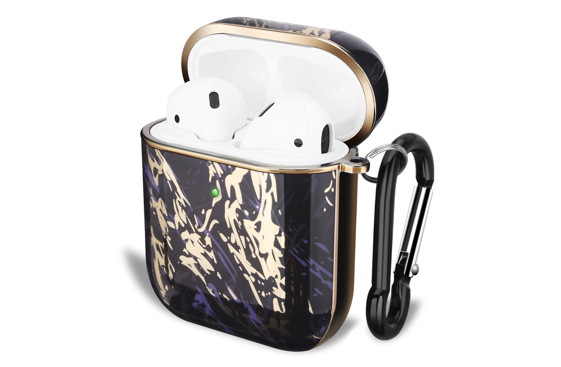 Apple AirPods Hard Case – Marmer Zwart