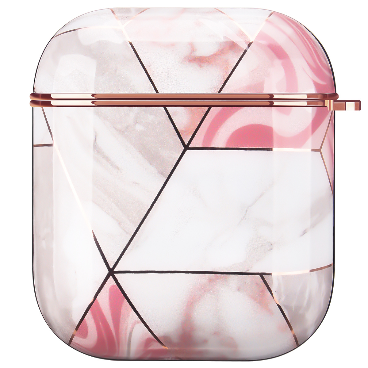 Apple AirPods Hard Case – Marmer Roze Wit