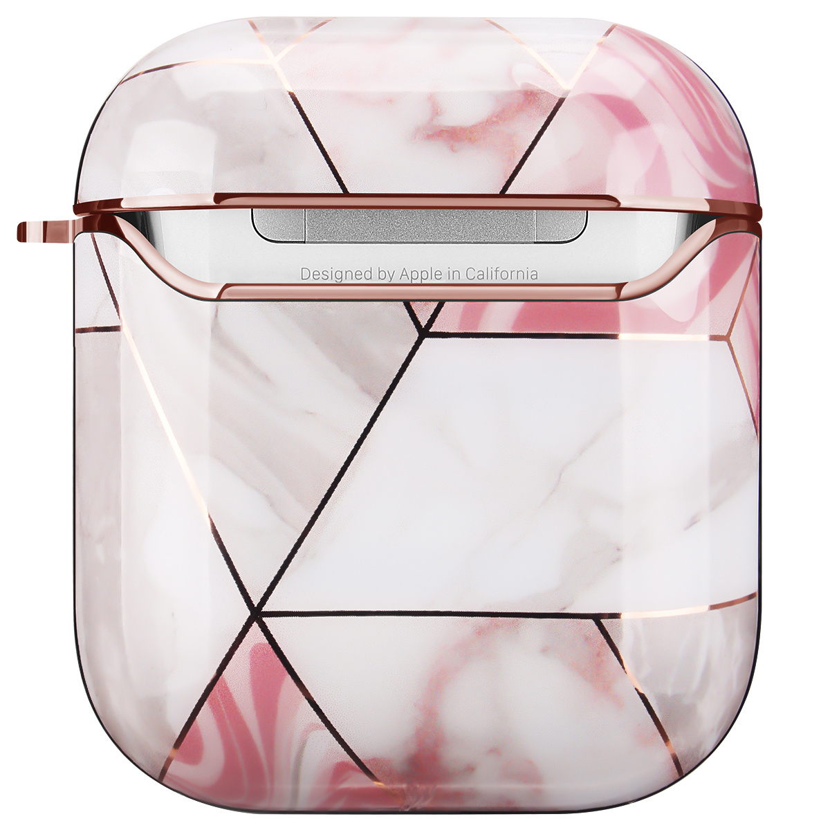 Apple AirPods Hard Case – Marmer Roze Wit