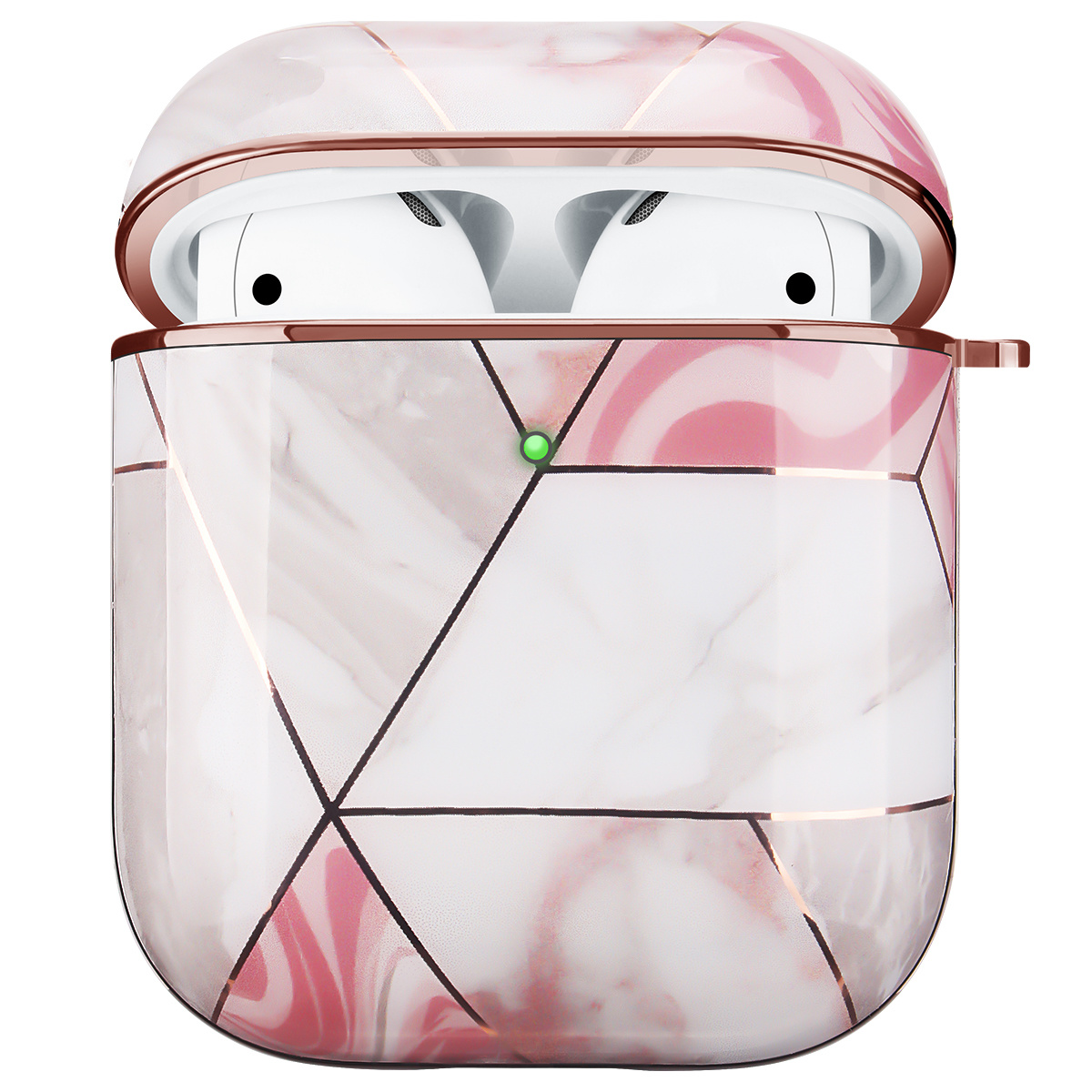 Apple AirPods Hard Case – Marmer Roze Wit