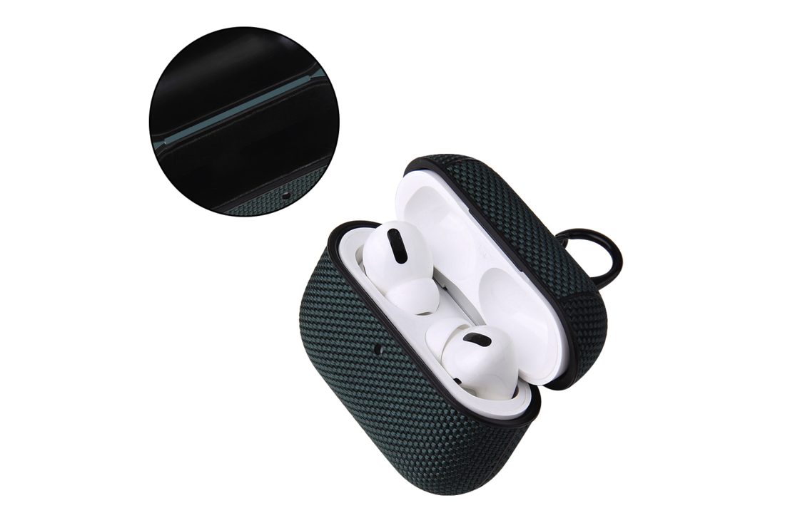 Apple AirPods Pro Hard Case - Nylon - Donkergroen
