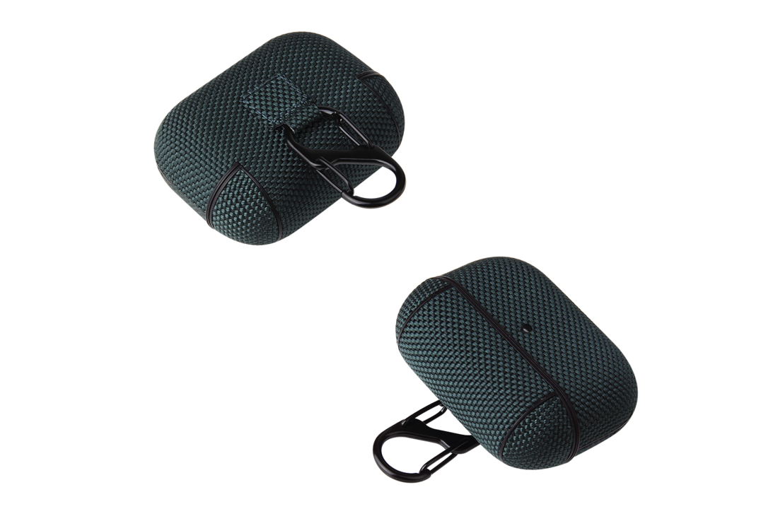 Apple AirPods Pro Hard Case - Nylon - Donkergroen
