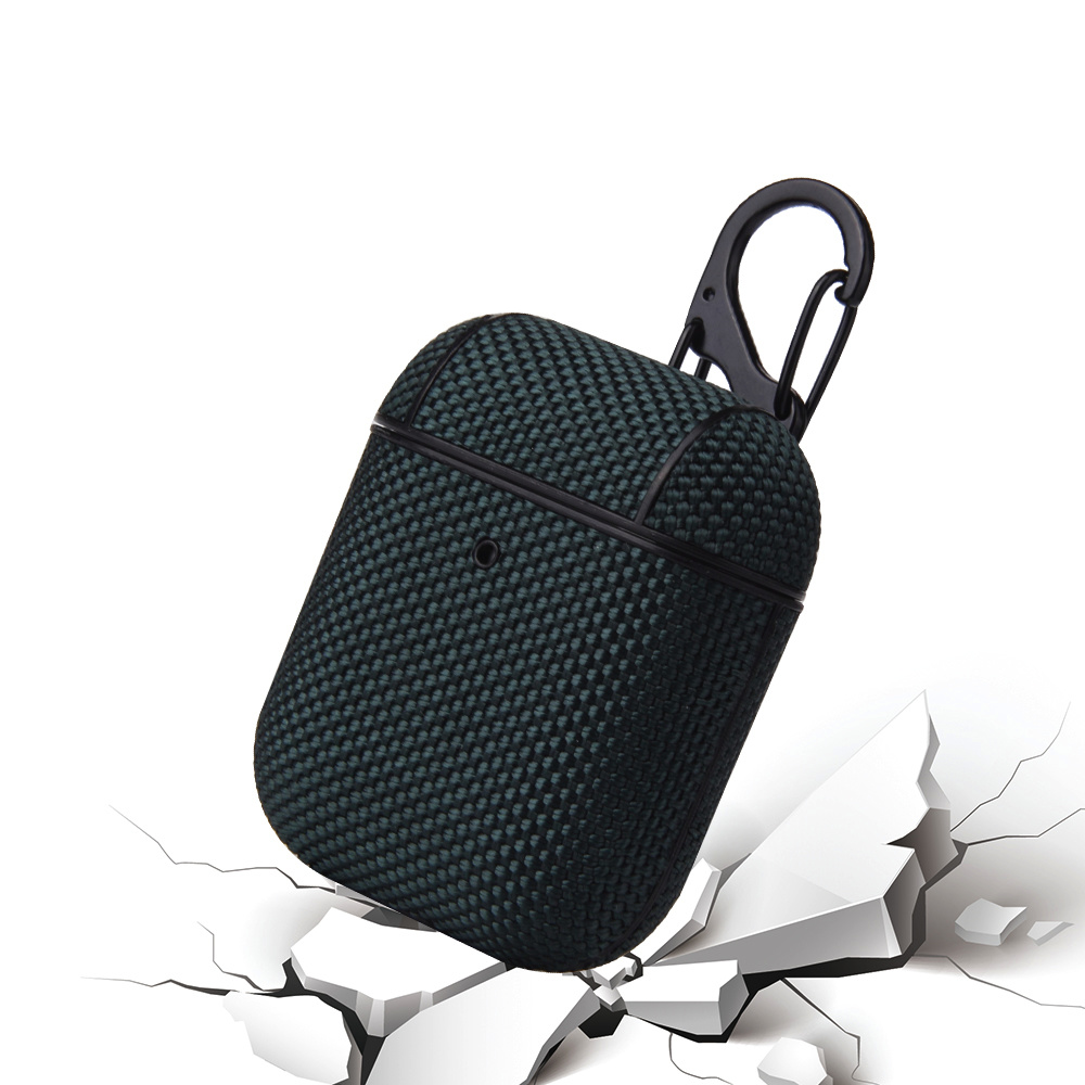 Apple AirPods Hard Case - Nylon - Blauw